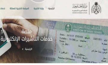خدمة التأشيرات الإلكترونية منصة إنجاز تسجيل الدخول وكيفية الاستعلام