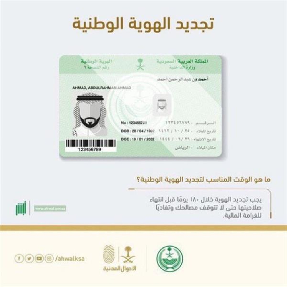 4 خطوات لسداد الغرامات المالية لتجديد بطاقة الهوية