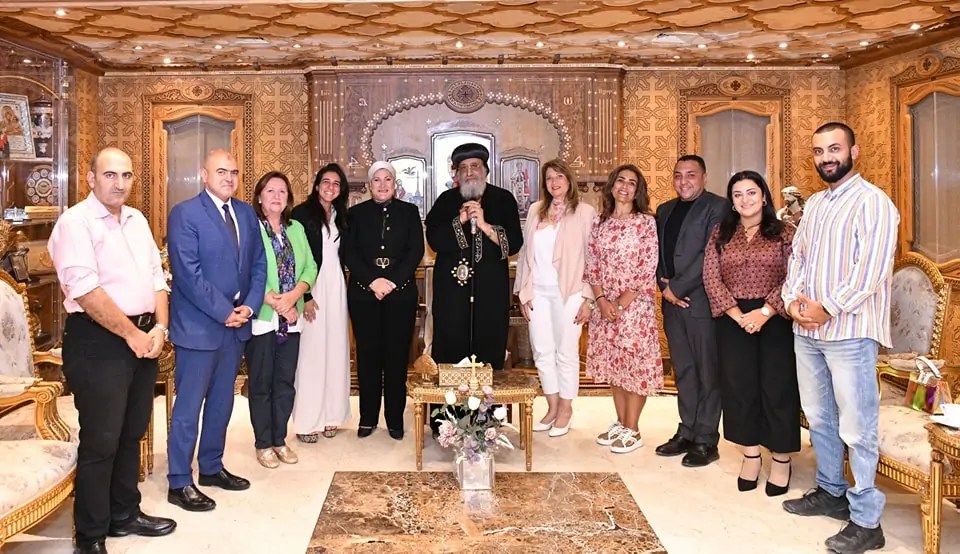 بالصور تفاصيل لقاء البابا تواضروس بالسفير المصري الجديد في قبرص ووفدًا سياحيًّا من ألمانيا والسفير المصري الجديد بهولندا 5 البابا تواضروس يرحب بممثلي المجلس القومي للطفولة والأمومة