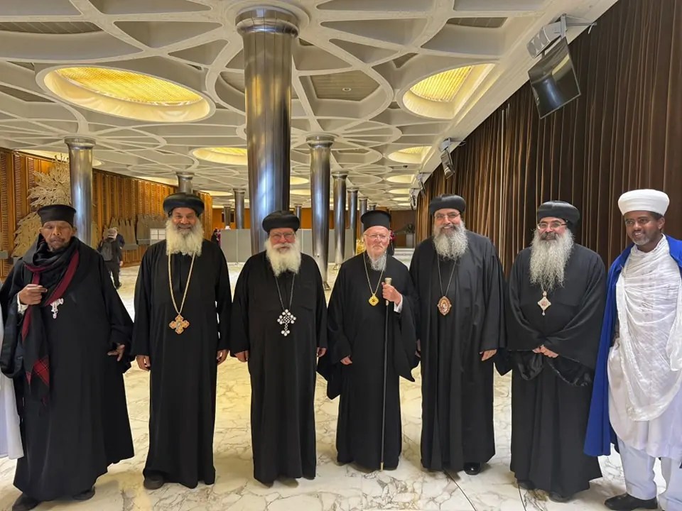 بالصور تفاصيل مشاركة الكنيسة القبطية في تنصيب بابا الفاتيكان الجديد لاون الرابع عشر 4 مشاركة وفد الكنيسة القبطية في تنصيب البابا