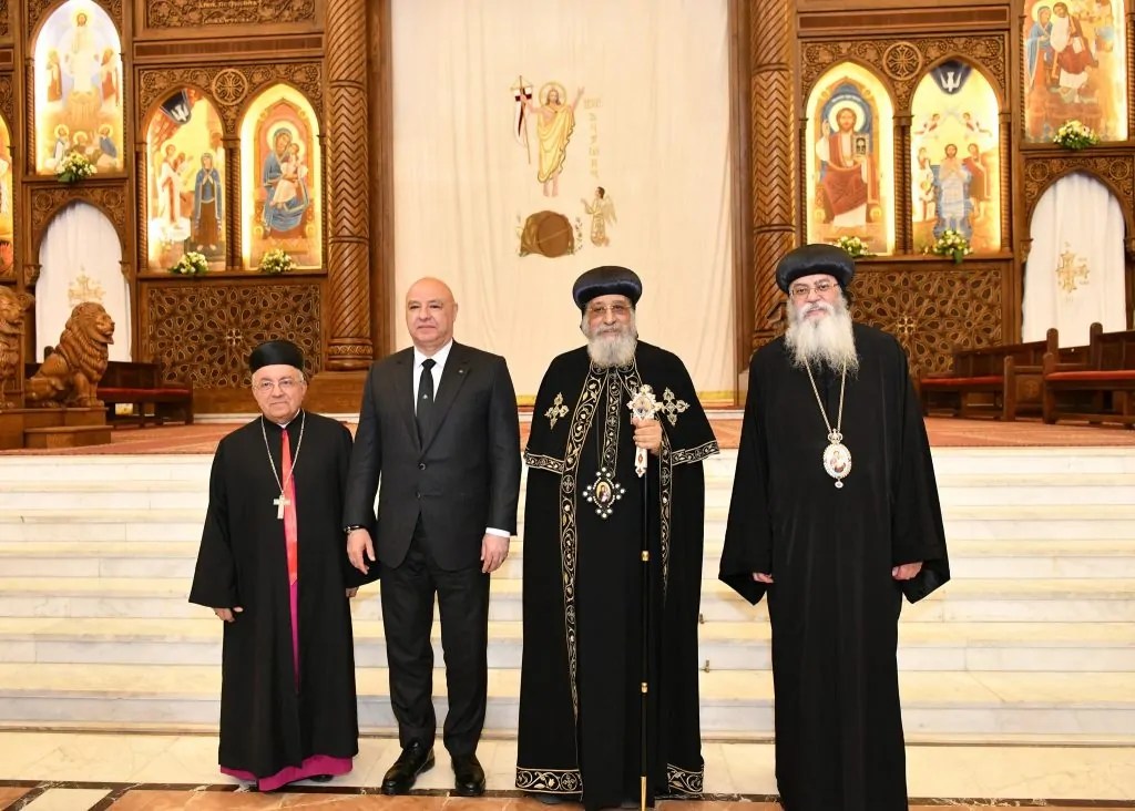 بالصور تفاصيل لقاء البابا تواضروس الثاني بالرئيس اللبنانى چوزيف عون 2 البابا تواضروس الثاني والرئيس اللبنانى