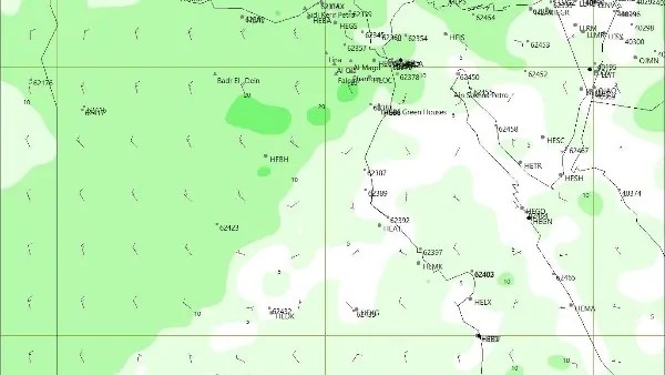 بيان الأرصاد الجوية يخص طقس الساعات المقبلة كتل هوائية ونشاط للرياح 2 بيان الأرصاد الجوية