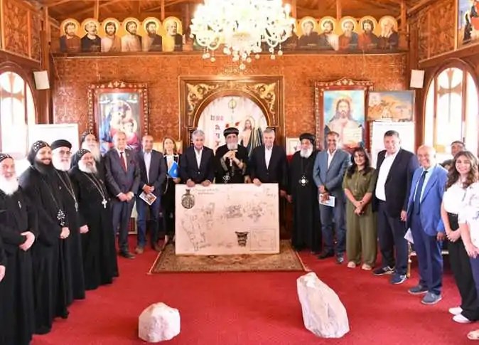 تفاصيل زيارة البابا تواضروس ووزير السياحة لمنطقة أبومينا الأثرية بـ الإسكندرية 2 البابا تواضروس الثاني