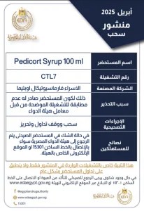 قرار هيئة الدواء المصرية بسحب مضاد حيوي معروف من الصيدليات يُرجى التوقف عن شرائه على الفور 2 قرار هيئة الدواء المصرية