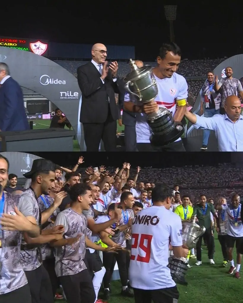 تعليق ناري من عمرو أديب بعد تتويج نادي الزمالك بلقب كأس مصر أنا مت 4 عبد الشافي يحمل كأس مصر