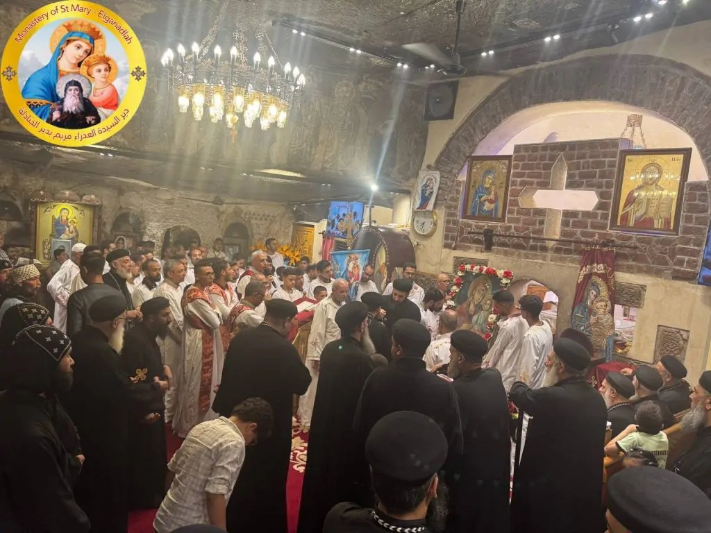 بالصور احتفال دير السيدة العذراء مريم بالجنادلة بأسيوط بعيد العذراء حالة الحديد 4 دير السيدة العذراء مريم بالجنادلة