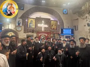 بالصور احتفال دير السيدة العذراء مريم بالجنادلة بأسيوط بعيد العذراء حالة الحديد 5 دير السيدة العذراء مريم بالجنادلة