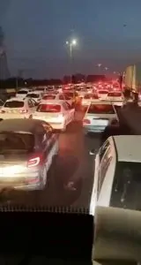 شاهد الاف الايرانيين يهربون من طهران عقب تحذير ترامب بسرعة الإخلاء 4 الايرانيين يهربون من طهران