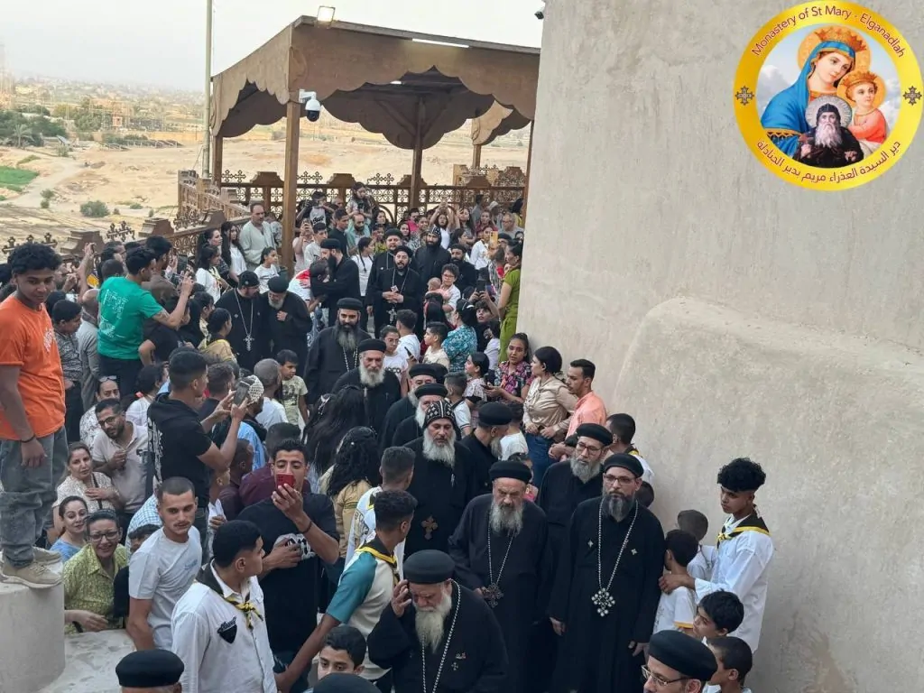 بالصور احتفال دير السيدة العذراء مريم بالجنادلة بأسيوط بعيد العذراء حالة الحديد 2 دير السيدة العذراء مريم بالجنادلة