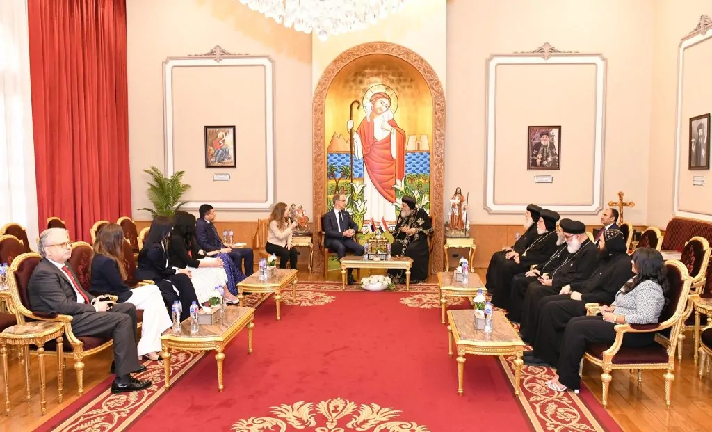 بالصور تفاصيل لقاء البابا تواضروس الثاني برئيس وزراء صربيا 2 لقاء البابا تواضروس الثاني برئيس وزراء صربيا