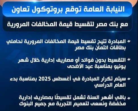 خطوة غير مسبوقة تقسيط المخالفات المرورية دون فوائد اعرف التفاصيل 2 تقسيط المخالفات المرورية
