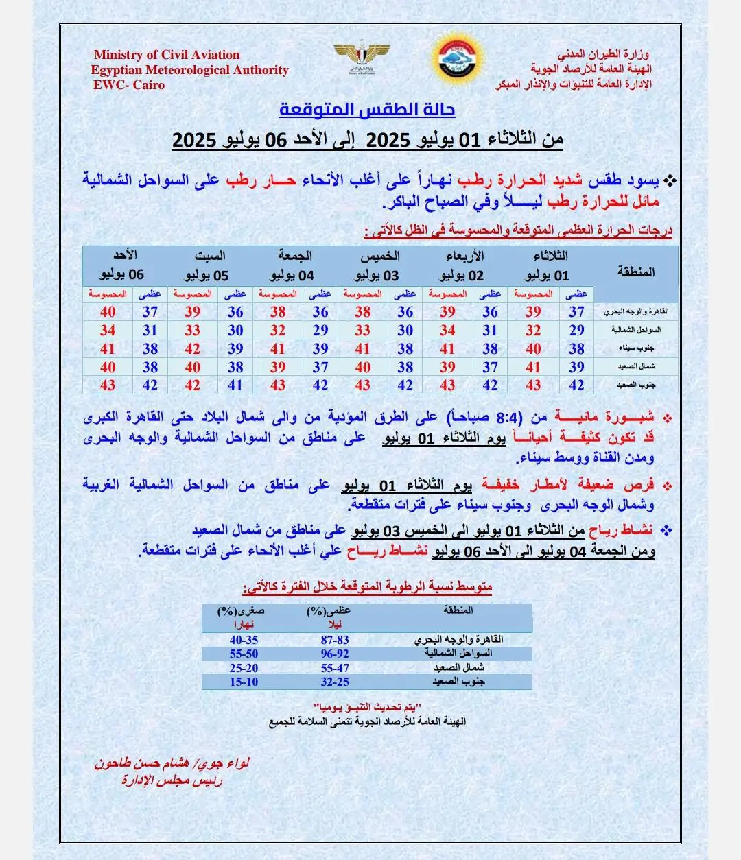 الأرصاد الجوية