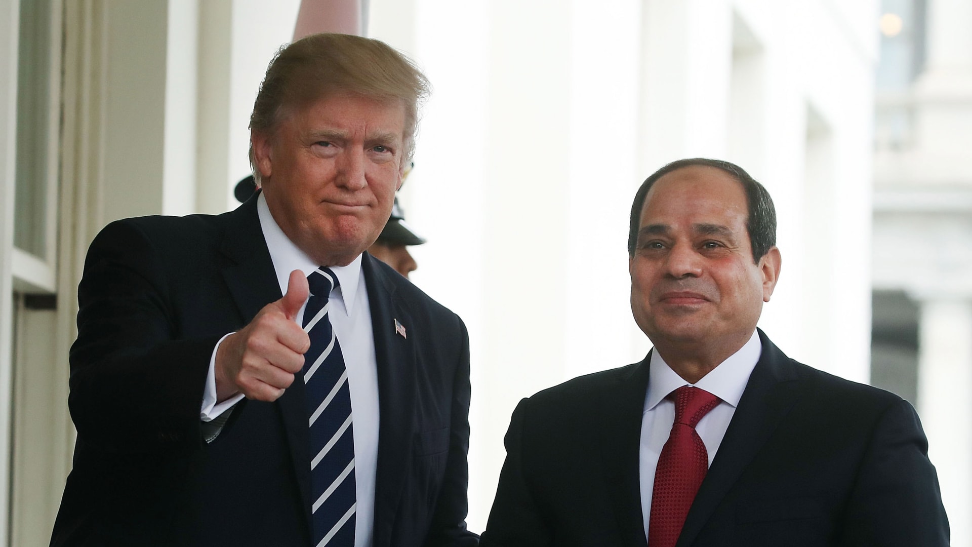 ترامب يتحدث عن الدور المحوري لمصر