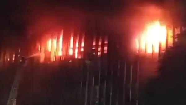 حريق سنترال رمسيس