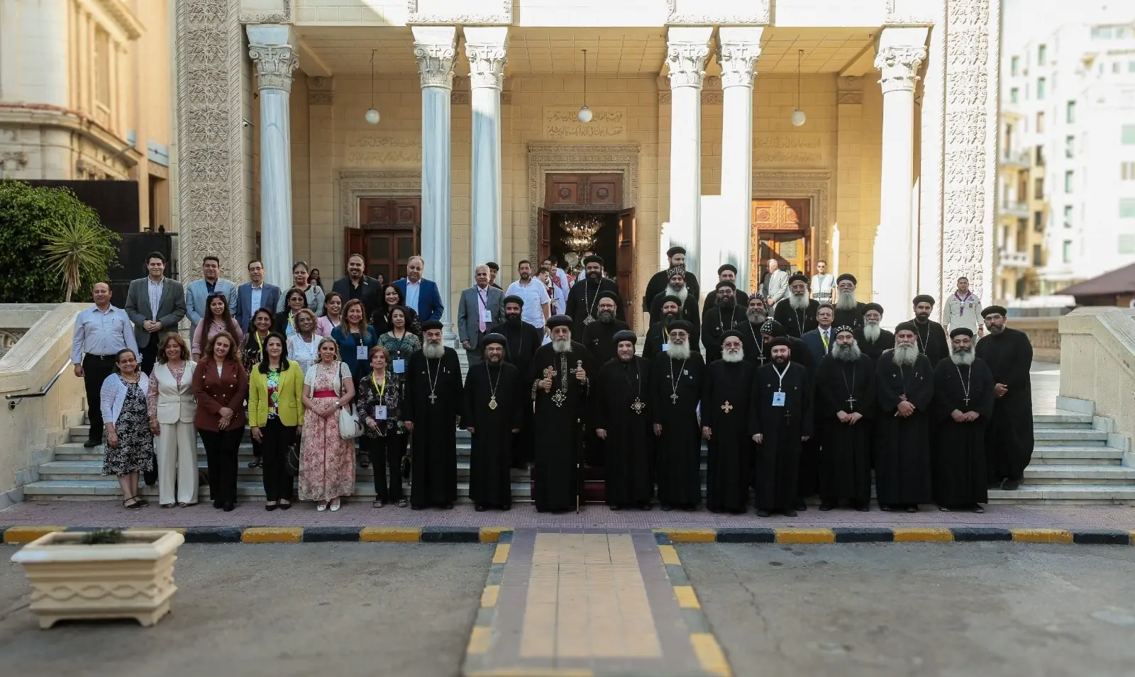 بالصور تفاصيل لقاء البابا تواضروس بالدارسين وأعضاء هيئة تدريس الكلية الإكليريكية بالإسكندرية 4 لقاء البابا تواضروس بالدارسين