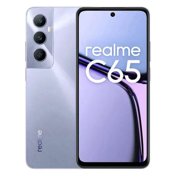 ريلمي C65 بشريحتين، سعة 256 جيجا، رام 8 جيجا، شبكة 4G LTE، بنفسجي- اصدار  الشرق الاوسط