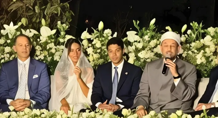 من داخل غرفة خاصة كيف تابع عادل إمام حفل زفاف حفيده الأول 2 حفيد عادل إمام