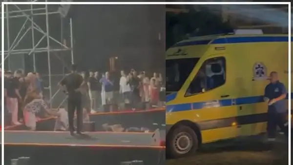 الفنان محمد رمضان يكشف ملابسات حادث حفل الساحل انفجار قنبلة ولا أسطوانة غاز 4 حفل محمد رمضان