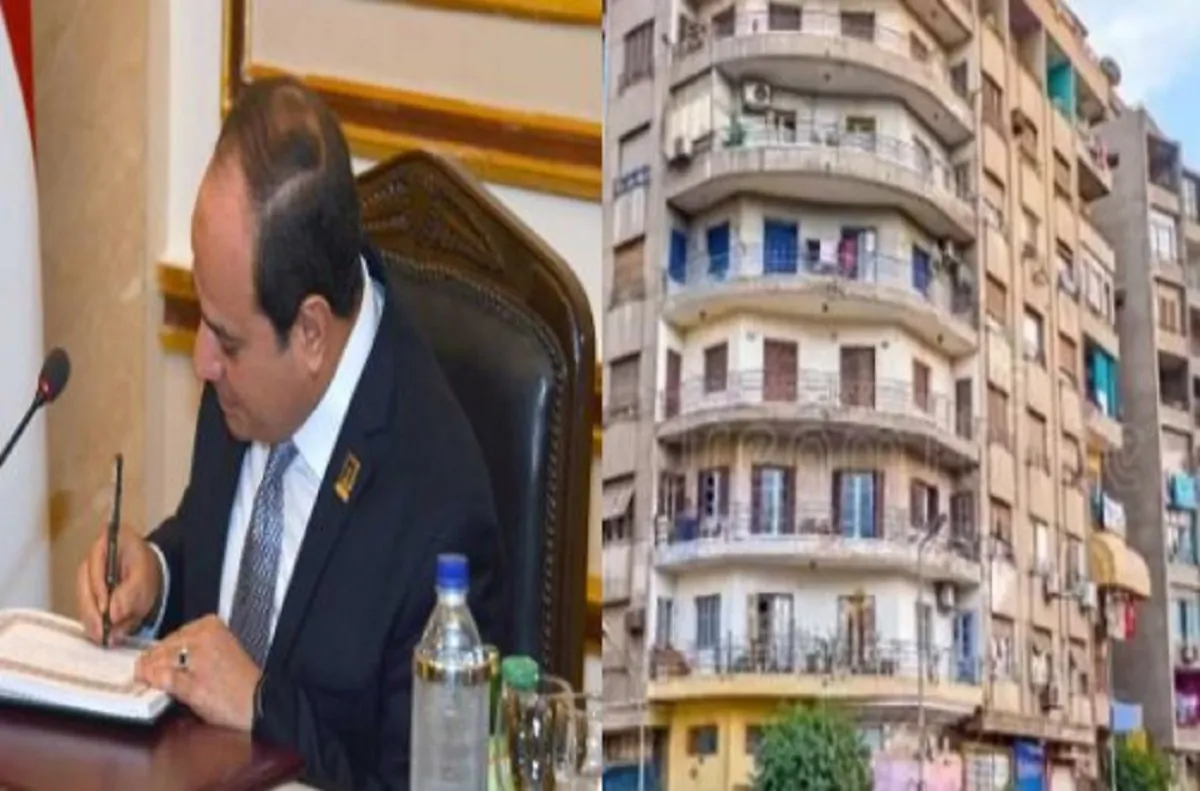 السيسي يصدق على قانون الإيجار القديم