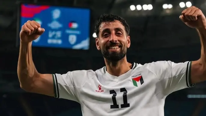 اللاعب الفلسطيني عدي الدباغ