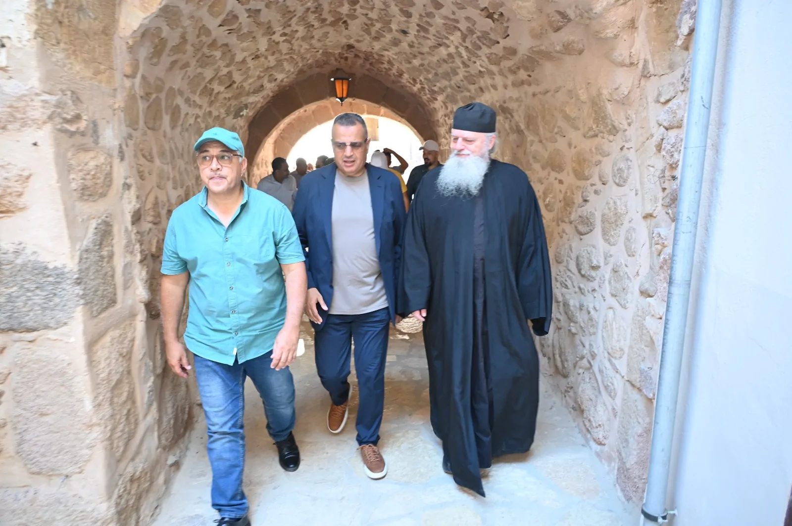 زيارة محافظ جنوب سيناء لدير سانت كاترين