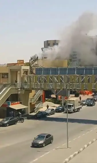 حريق النادي الأهلي
