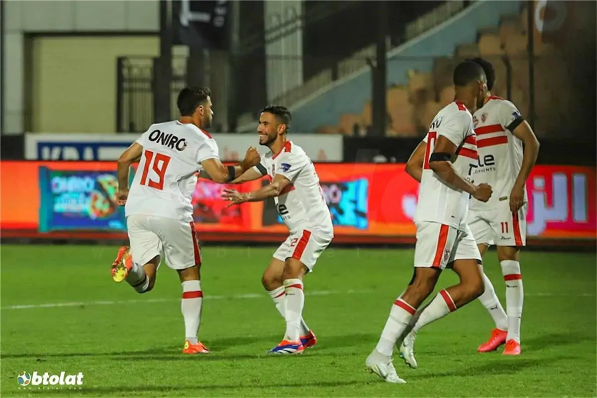 الزمالك يتفوق على مودرن سبورت بثنائية ألفينا وبانزا 2 الزمالك