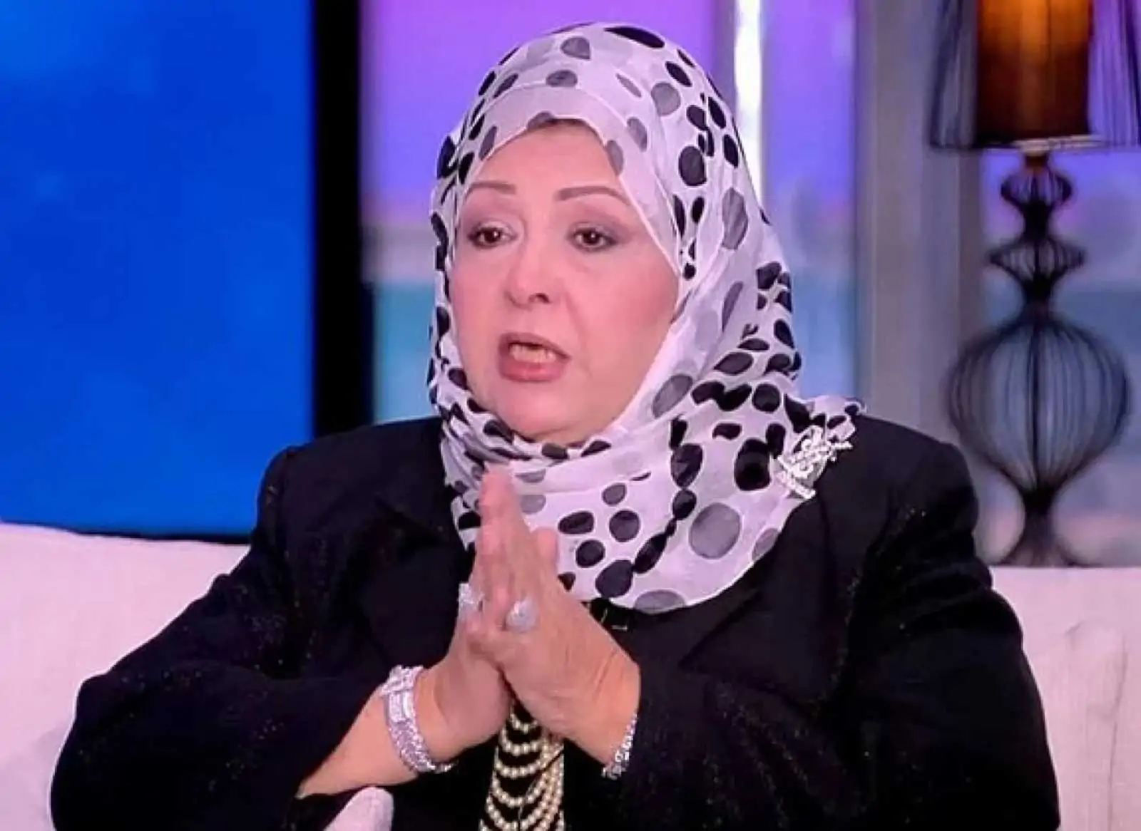 الفنانة عفاف شعيب