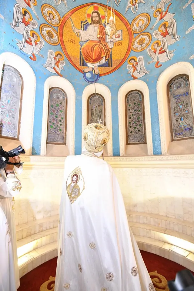 بالفيديو البابا تواضروس الثاني عن القاعدة التي وضعها السيد المسيح للدخول إلى السماء 2 البابا تواضروس الثاني يدشن كنيسة