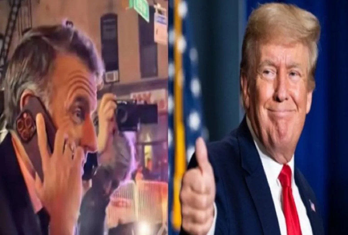 بالفيديو موكب ترامب يحرج الرئيس ماكرون فى نيويورك واتصال طريف بين الرئيسين
