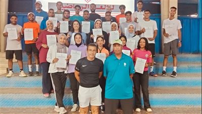 اختتام الدورة التدريبية لمدربي التنس الأرضي بنادي الزمالك