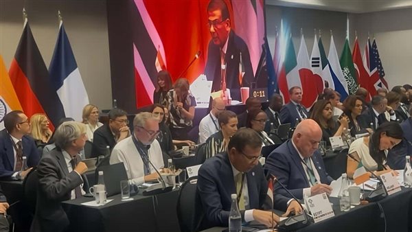 مصر ملتزمة بالمبادئ التي أقرها وزراء مجموعة العشرين لتعزيز الاستدامة
