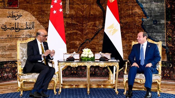 رئيس سنغافورة يوجه الدعوة إلى الرئيس السيسى لزيارة بلاده العام المقبل
