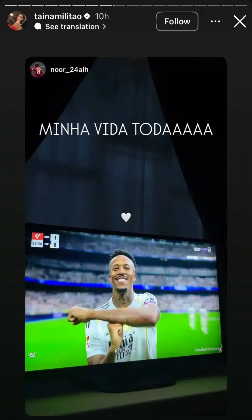 احتفال ميليتاو لاعب ريال مدريد
