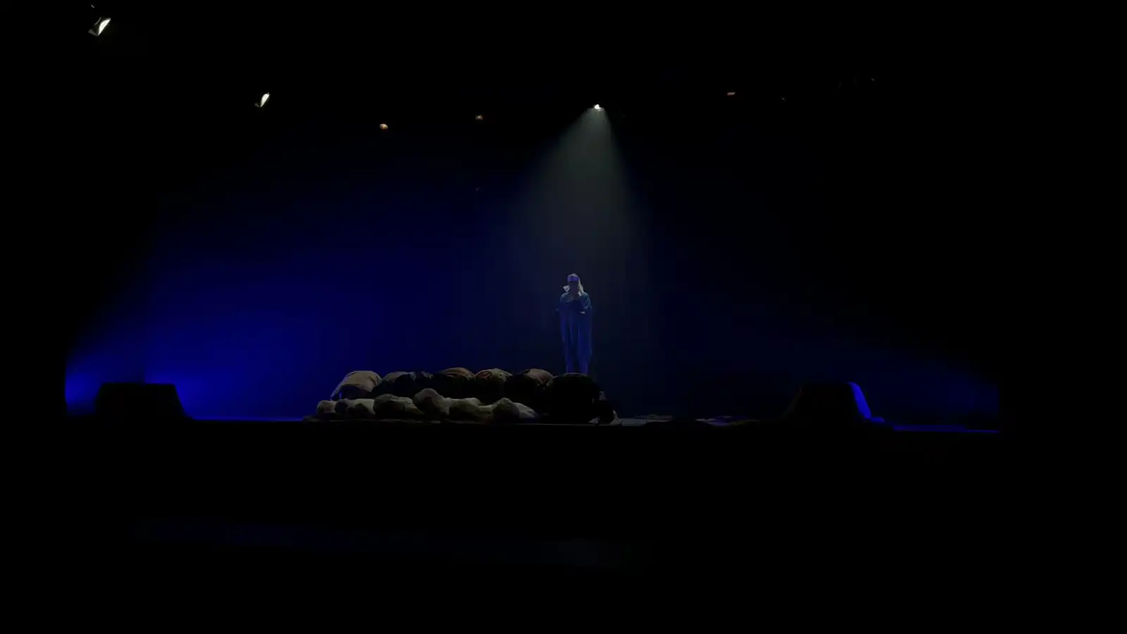 مشهد من المسرحية