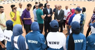 طلاب جامعة الإسماعيلية الأهلية الجديدة يشاركون بملتقى الصداقة الخامس للجوالة