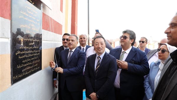 افتتاح المدرسة المصرية اليابانية بمنيا القمح بتكلفة 18 مليون جنيه