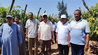 رئيس قطاع استصلاح الأراضي يتفقد جمعيات ومزارع قرى الاستصلاح بالنوبارية