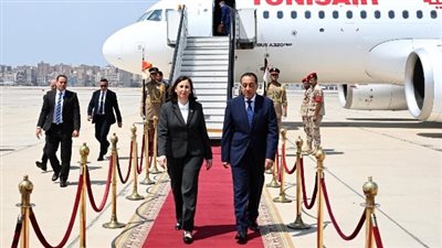 رئيس الوزراء يستقبل نظيرته التونسية بالقاهرة لبحث آفاق التعاون الثنائي