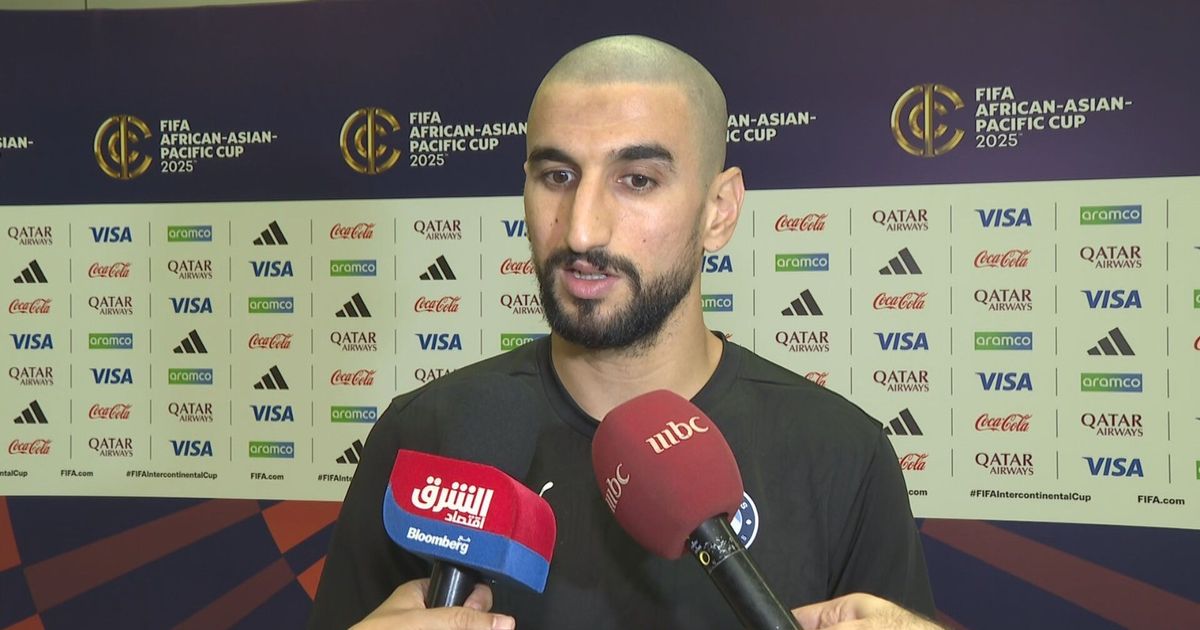 23 سبتمبر 2025 09:11ماذا قال وليد الكرتي عن مواجهة الأهلي السعودي في كأس إنتركونتينونتال؟بعد تأكد غيابه عن المواجهة.. تعرّف على تصريحات المغربي وليد الكرتي نجم بيراميدز المصري قبل مواجهة الأهلي السعودي في كأس إنتركونتينونتال المزيد