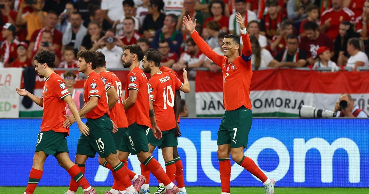 رونالدو يمنح البرتغال التقدم أمام المجر ويعادل رقماً قياسياً