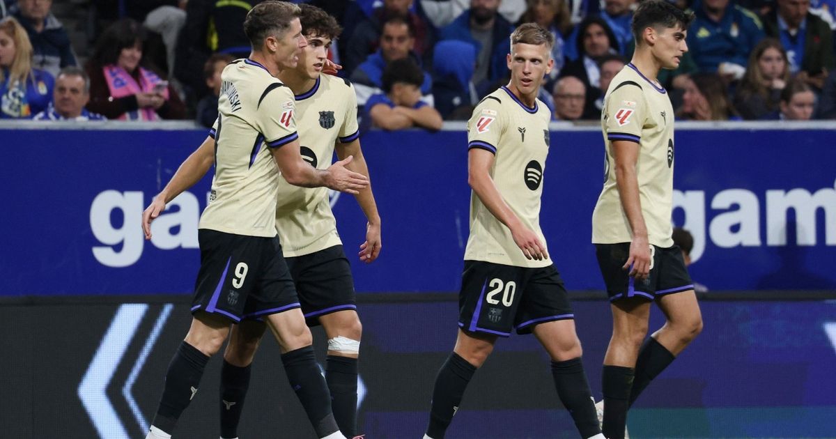 برشلونة ينتفض في الشوط الثاني ليفوز 3-1 على ريال أوفييدو