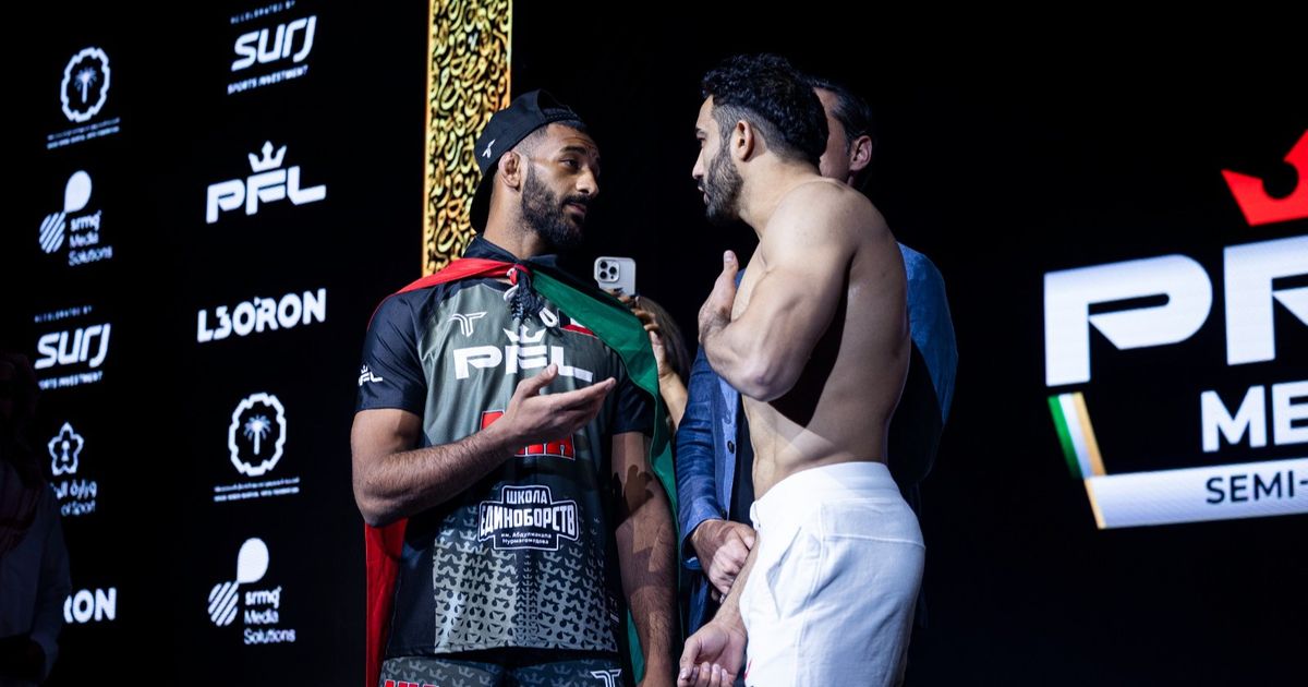 المقاتلون يستعدون لنصف نهائي بطولة “PFL MENA” في الرياض