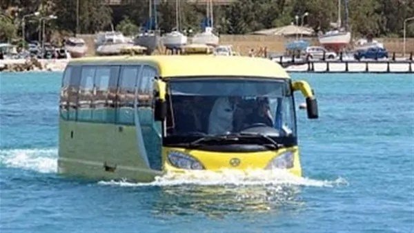 وزارة النقل تكشف عن أول أوتوبيس برمائي بمصر وتكشف عن تفاصيله واماكن تواجده