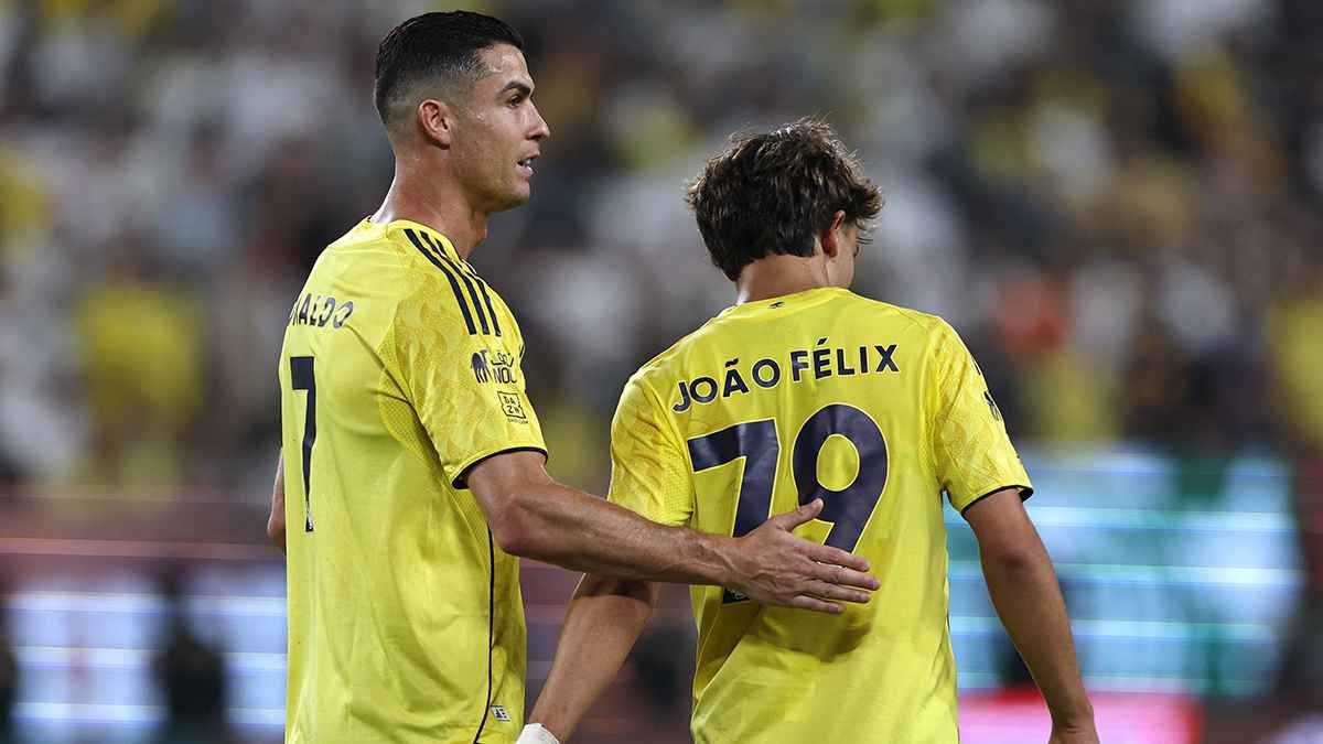 حقيقة إصابة جواو فيليكس قبل كلاسيكو النصر والاتحاد (صورة)