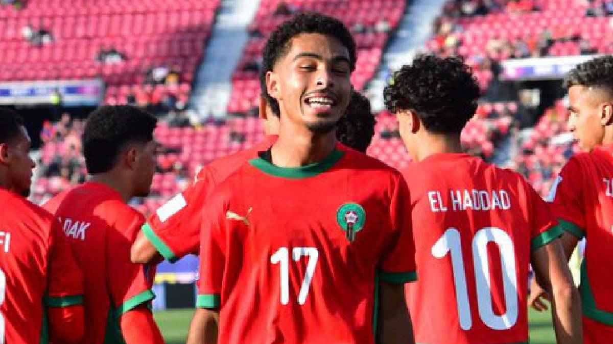 لاعب المغرب يكرر احتفال “البطريق” أمام إسبانيا (فيديو)