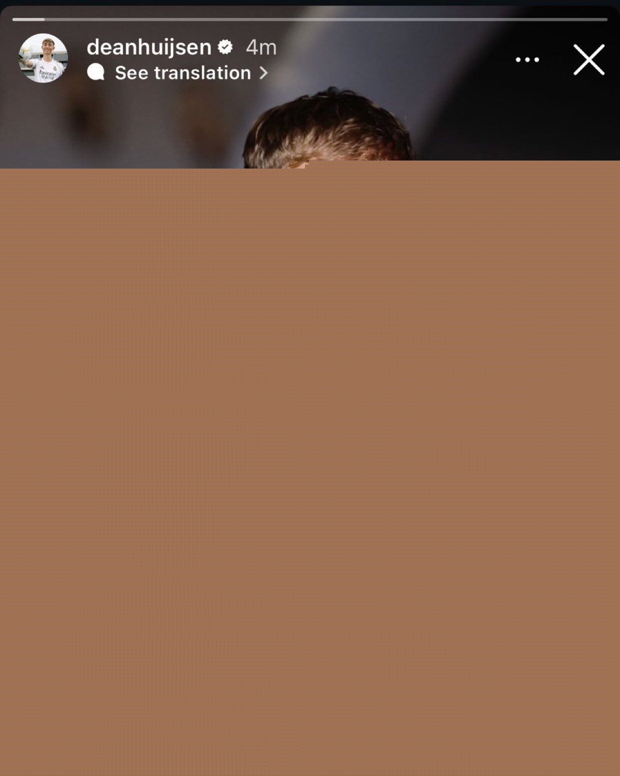 صورة لمنشور لاعب ريال مدريد دين هويسن على حسابه في إنستغرام - 29 سبتمبر 2025