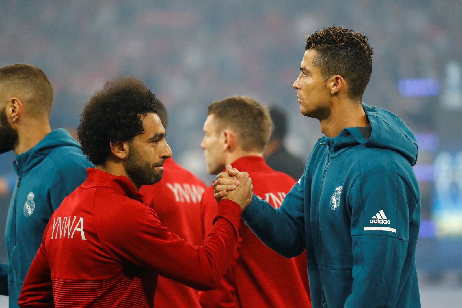صلاح ورونالدو في نهائي دوري أبطال أوروبا بين ليفربول وريال مدريد - 26 مايو 2018