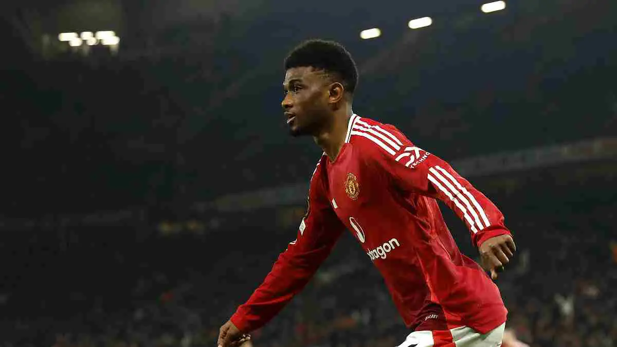 أماد ديالو لاعب مانشستر يونايتد الإنجليزي