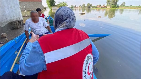 عاجل.. الهلال الأحمر يطلق قافلة مساعدات إغاثية لتخفيف تبعات كارثة فيضانات النيل بالمنوفية